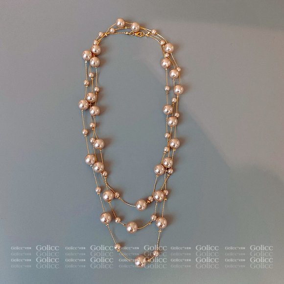 GOLICC multi-layer pearl necklace - Picture 6 of 10